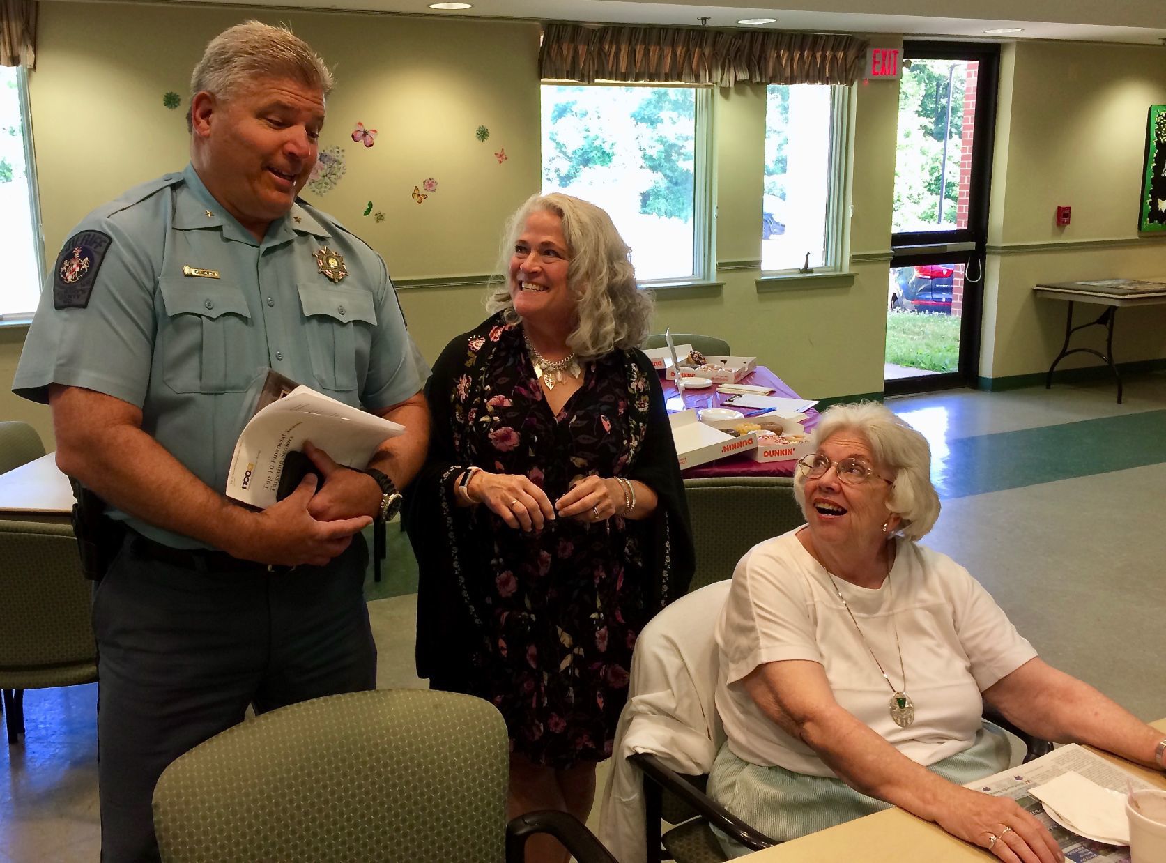 Sheriff shares morning with seniors